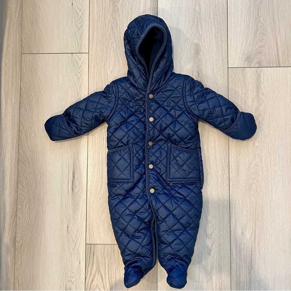 Ralph Lauren baby hooded barn bunting